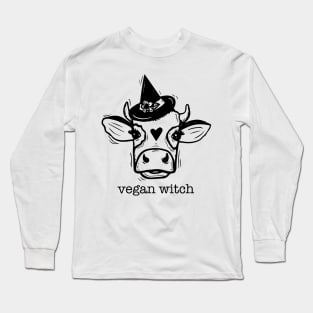 Vegan Witchy Cow Long Sleeve T-Shirt